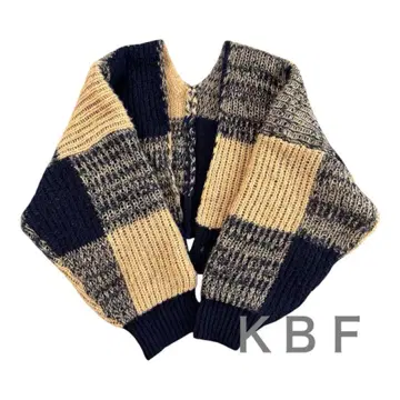 [ KBF ] 빅 체크 숏 가디건
