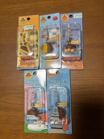 지역별 카피바라 씨 스트랩 8종 세트