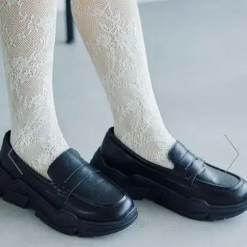 LEPSIM 블랙 로퍼 스니커즈 밑창 Msize