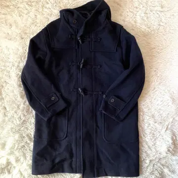 유니클로 더플 코트 네이비 L