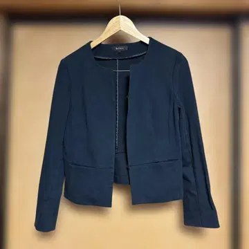 [세탁 가능] Reflect 장인 네이비 노카라 자켓