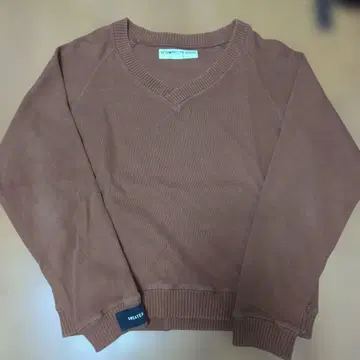 WIM NEELS 브라운 V넥 맨투맨 46