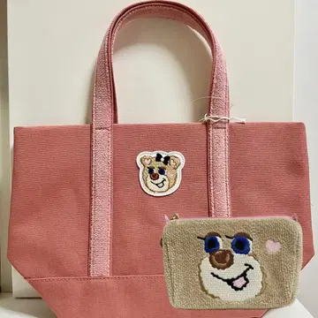 [ 새상품 ] 페이 올드테디걸 도업테디걸 백 파우치