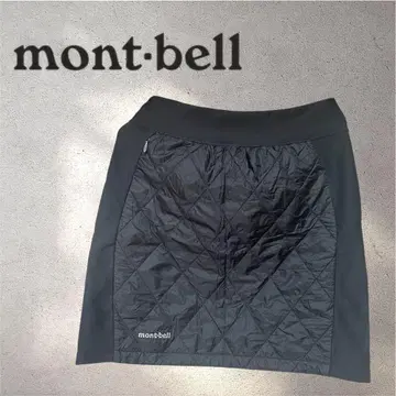 mont-bell 퀼팅 스커트 블랙 XL 골프 겨울 스커트
