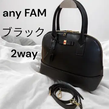 [ 새상품급 ] Any FAM 애니팜 세레모니 핸드백 블랙