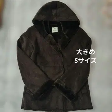 나노 유니버스 페이크 무스탕 미들 코트 36 빅