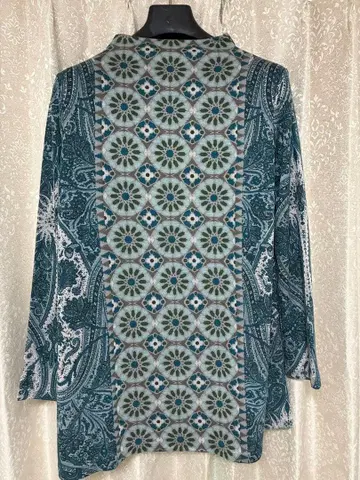 크리스찬 오자르 페이즐리 무늬 긴팔 상의