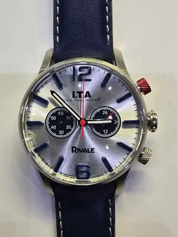 미사용 I.T.A. Rivale 크로노그래프 이탈리아제 손목시계