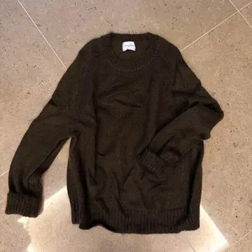 [ 새상품급 ] united arrows 모헤어 울 니트 카키