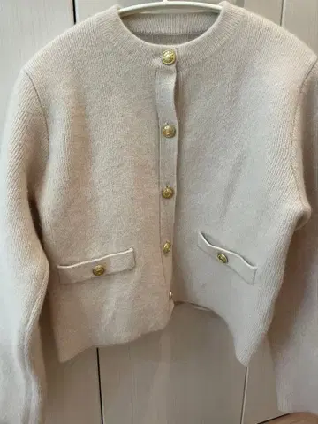 anuans 아이보리 버튼 가디건