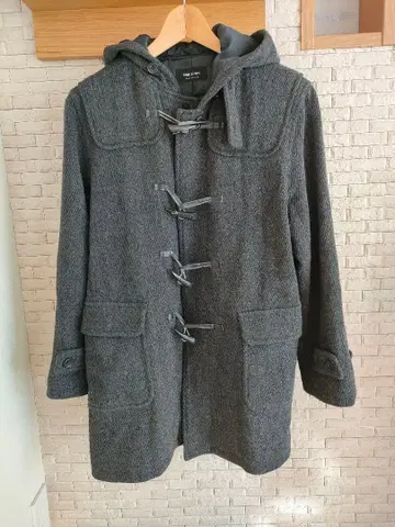 COMME CA BOYS 그레이 더플 코트