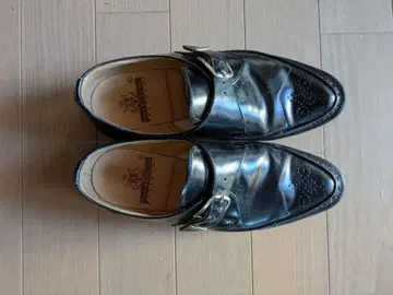 GEORGE COX 가죽 신발/26.5/BLK