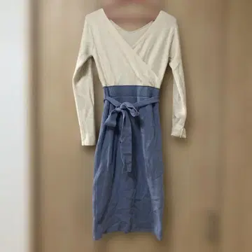 Royal Party 랩 스타일 니트 원피스