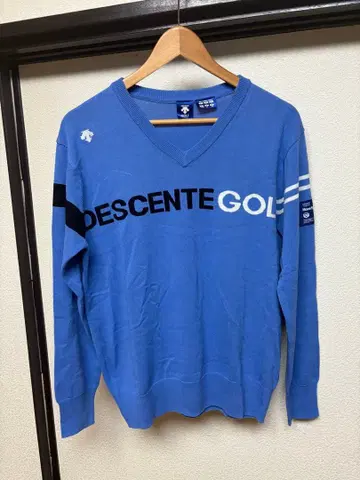 데상트 골프 스웨터 L