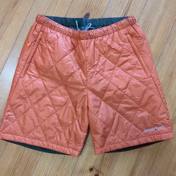 montbell 리버서블 오렌지/그린 숏팬츠