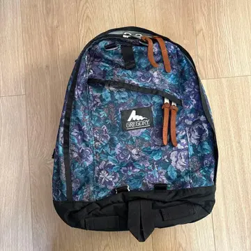 레어 GREGORY 구 로고 플라워 패턴 태피스트리 백팩