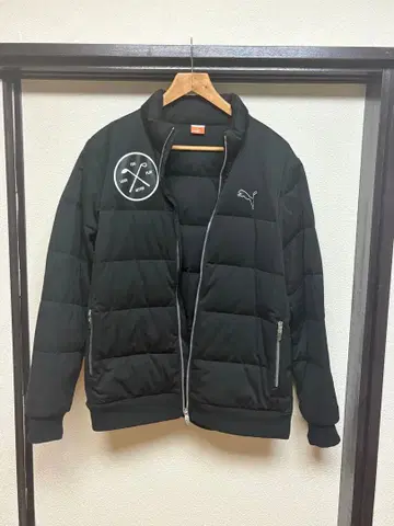 Puma 골프 블랙 다운 자켓