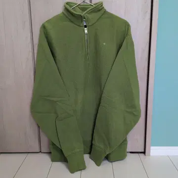 리버스 위브 챔피온 하프 지퍼 트레이닝복 맨투맨 그린 그린