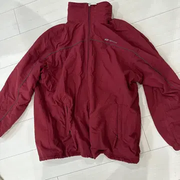 00s reebok 버건디 나일론 자켓 L 드로우코드 포함