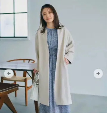 COHINA 키넥 백 코트 아이보리