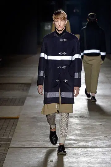 드리스 반 노튼 15AW 파이어맨 코트