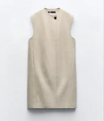 자라 롱 소프트 베스트 xs