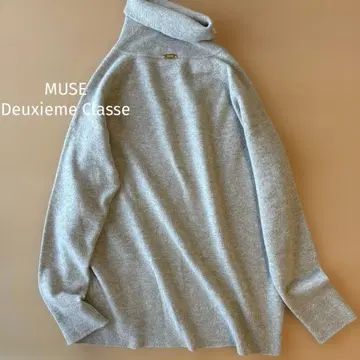 명품 DeuxiemeClasse CHESS 울 터틀넥 풀오버