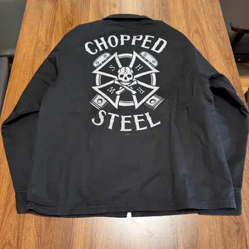 STEEL CHOPPED STEEL 워크 자켓 바이커 핫로드