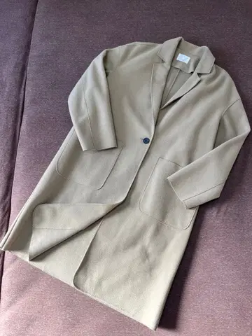 [ 한국 ] 베이지 롱 코트