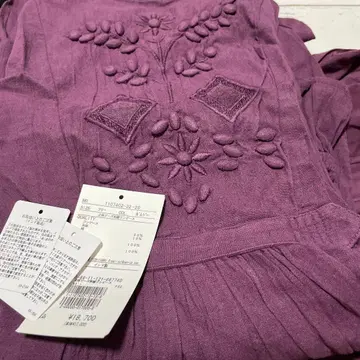 사만사 모스모스 츠하루 TSUHARU 입체 비즈 자수 보르도