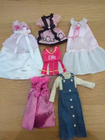 리카짱 옷 갈아입기 의류 6세트