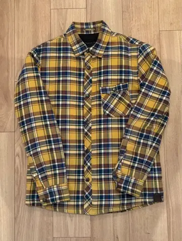 nano universe x 니시카와 다운 다운 체크 셔츠