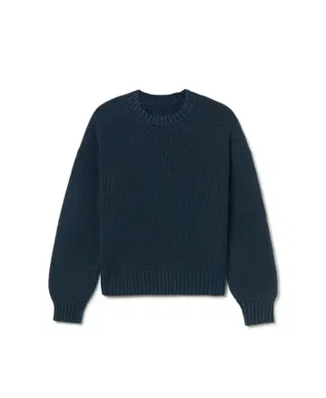 VELOUR GARMENTS 7 Gauge Knit Navy L