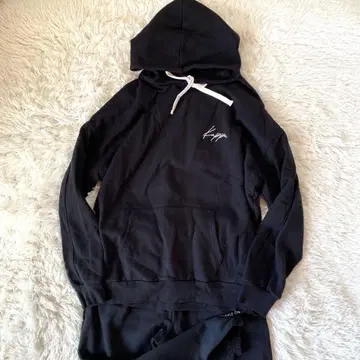 Kappa 셋업 후드티 스웨트 팬츠 블랙 L