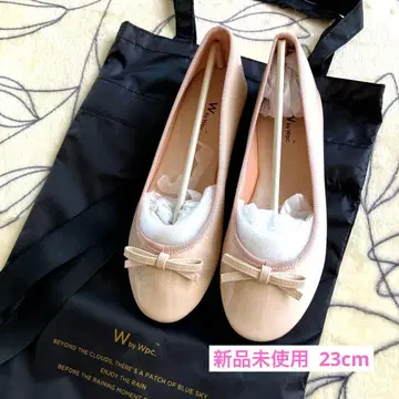 Wypc. 베이지 리본 포함 발레 슈즈 S 미사용 새상품