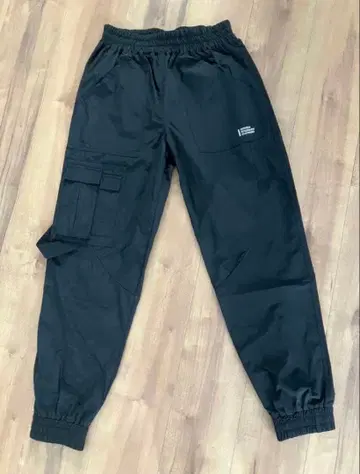 [더블 스탠다드 클로징] 나일론 팬츠 카고 조거 블랙
