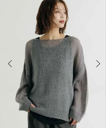 스튜디오 클립 5게이지 모헤어 터치 루즈핏 풀오버