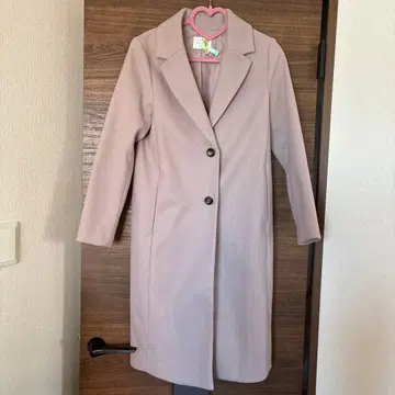GLACIER 롱 코트 S 사이즈 라이트 핑크