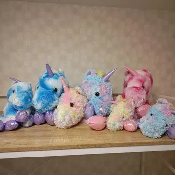 컬러풀 유니콘 봉제 인형