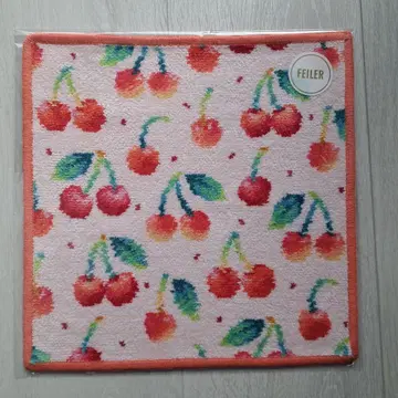 새상품 페이 손수건 체리 도트 (WEB 한정판)