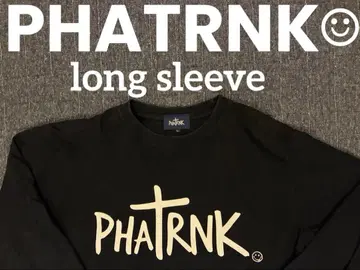 PHATRNK 팻랭크 롱T 프론트 빅 로고 블랙