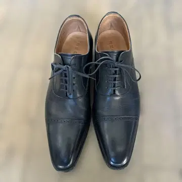 REGAL 블랙 가죽 드레스 슈즈