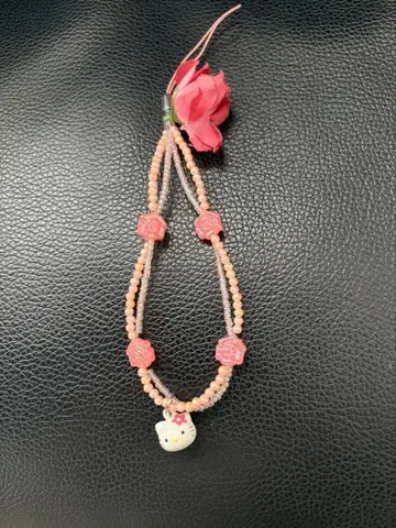 레어 헬로키티 주석 마스코트 로즈 장미 2000년제 레어