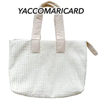 YACCOMARICARD 60/40 크로스 핀턱&스티치 토트백