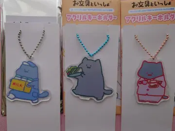오분구토잇쇼 아크릴 키링 고양이 님 로손 HMV 한정판 3종