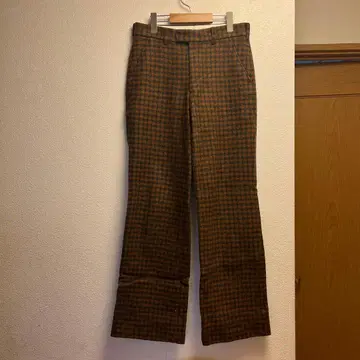 Paul Smith 체크 무늬 플레어 팬츠 30