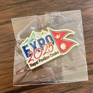 EXPO 2025 네팔 파빌리온 핀 배지