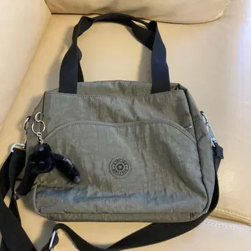 키플링 2way 숄더&핸드백 그린 모스 몽키 참 포함