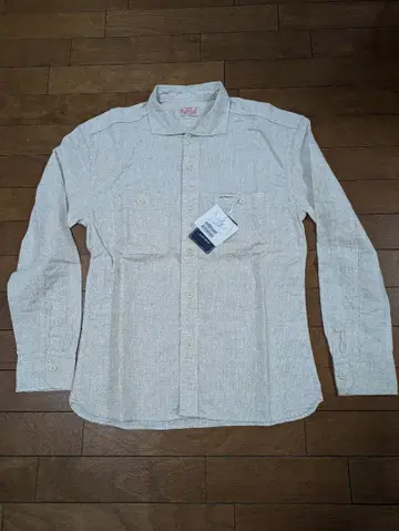 플랫 헤드 미사용 새상품 샴브레이 셔츠 38 사이즈