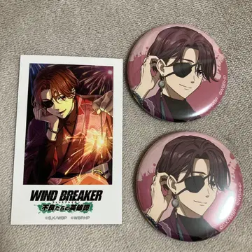 윈히로 소방준비 캔뱃지&사진풍 카드